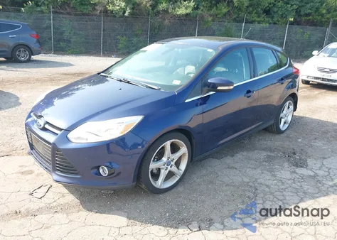 2012 Ford Focus Titanium z USA, uszkodzony, nr VIN 1FAHP3N23CL151465